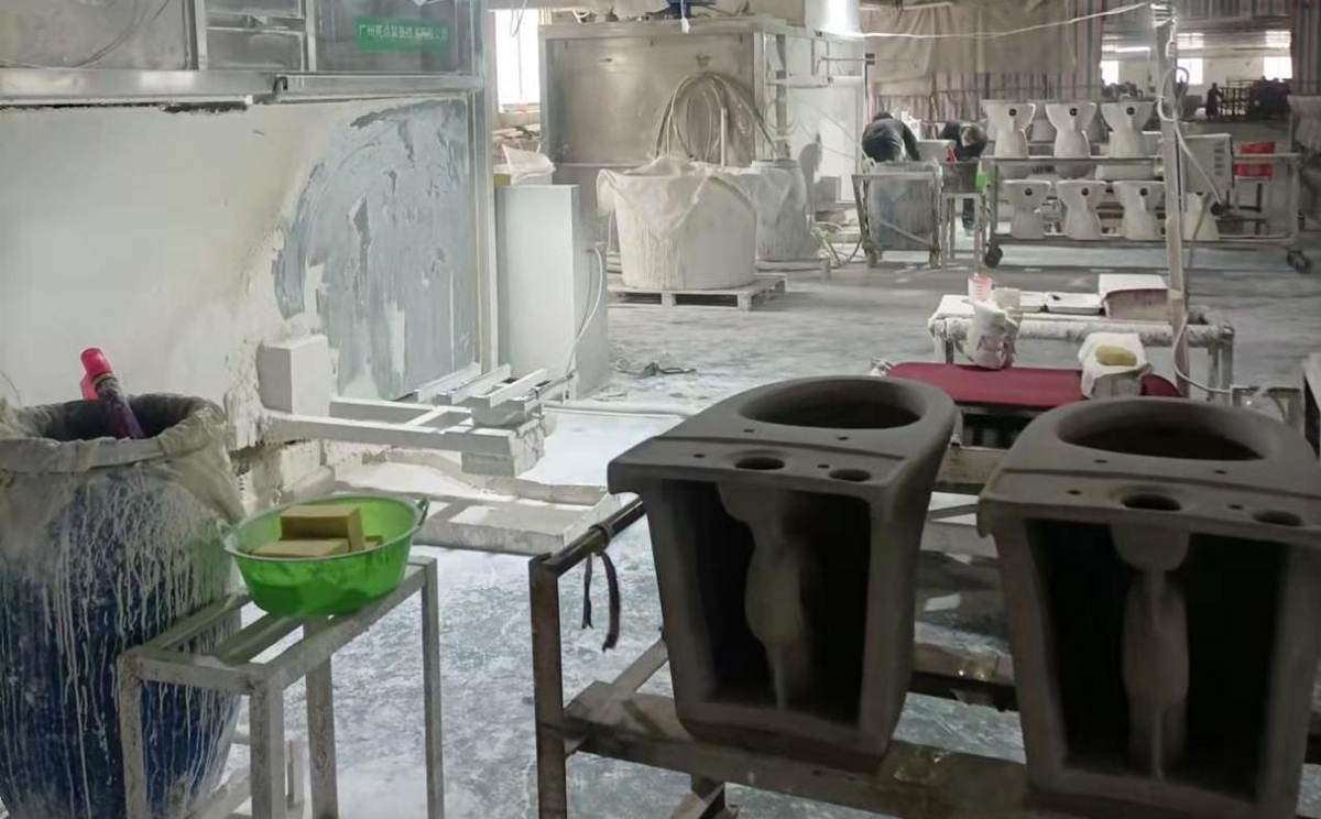 恒尔瓷业给鑫科智能的喷釉机器人工作站下采购订单了